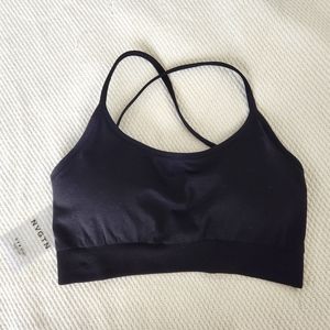 NVGTN Black Invincible Sports Bra Medium